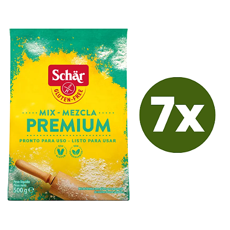 Kit 7 Farinhas Multiuso Sem Glúten Schar 500gr *Val.170525